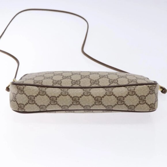 GUCCI GG Supreme Shoulder Bag PVC Beige Gold 156 02 068 Auth bs28869 - Picture 7 of 16